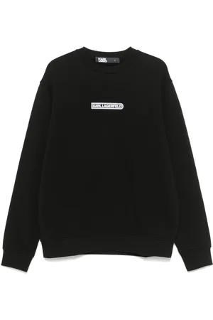 Karl Lagerfeld Sweatshirt mit gummiertem Logo