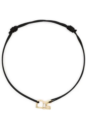 Aliita 9kt Letra R Gelbgoldarmband mit Amethyst