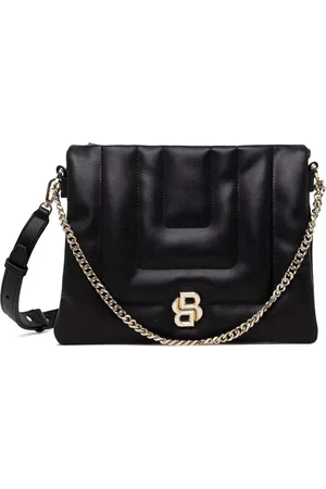HUGO BOSS Schultertasche mit Logo-Schild