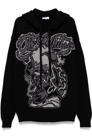 OFF-WHITE Pullover mit Jacquardmuster