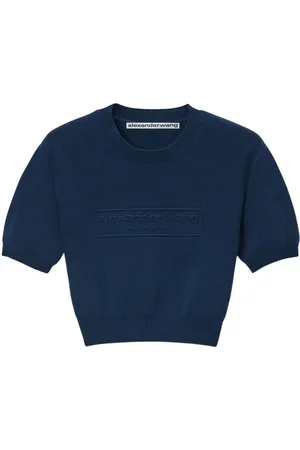 Alexander Wang T-Shirt mit Logo-Prägung