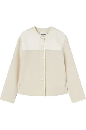 Jil Sander Fleecejacke mit Kontrasteinsätzen