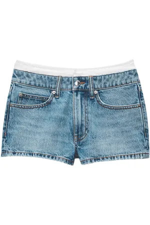 Alexander Wang Jeans-Shorts mit hohem Bund