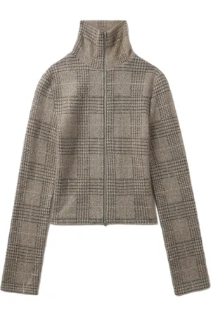 OUR LEGACY Karierter Cardigan mit Reißverschluss