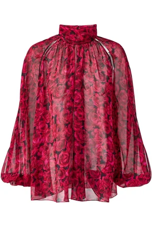 Carolina Herrera Georgette Bluse