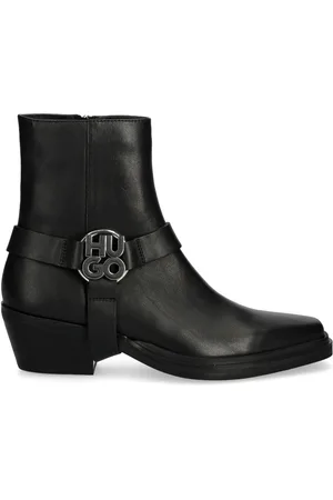 HUGO BOSS Knöchelhohe Stiefel mit Logo 50mm