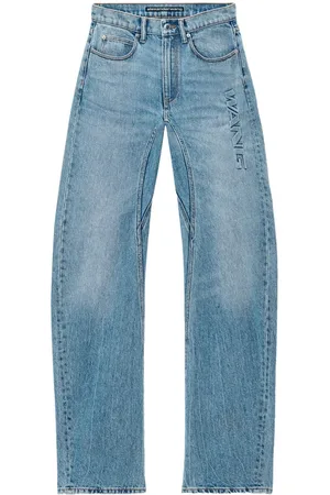 Alexander Wang Jeans mit Logo-Prägung