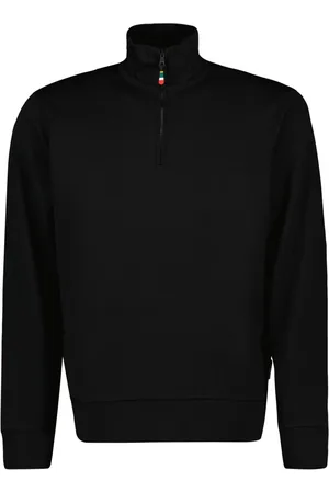 Orlebar Brown Stehkragen-Pullover mit kurzem Reißverschluss