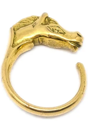 Hermès 1990-2000s Ring mit Pferdemotiv