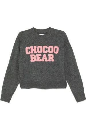 Chocoolate Pullover mit Jacquard-Logo