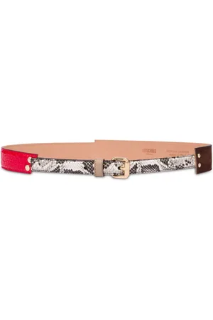 Moschino Gürtel im Patchwork-Look