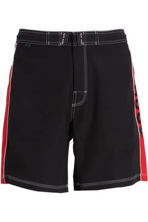 HUGO BOSS Badeshorts mit Logo-Streifen