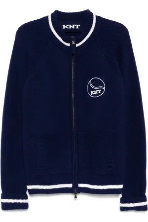 Kiton Jacke mit Logo-Patch