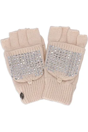 Kurt Geiger Adler-Handschuhe mit Kristallen