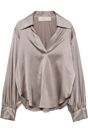 BLANCA Klassische Satinbluse