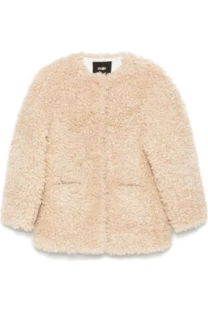 Maje Jacke aus Faux Shearling