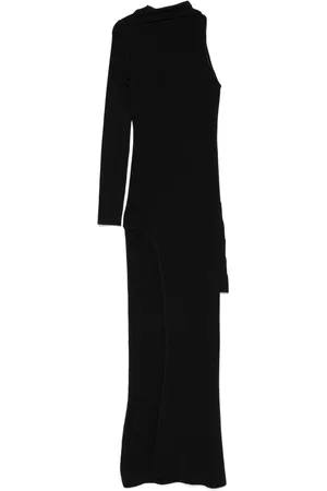 DAVID KOMA Drapiertes Maxikleid