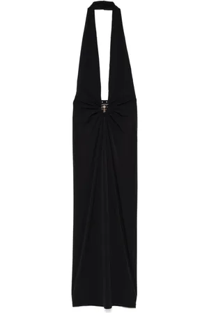 CHRISTOPHER ESBER Neckholder-Maxikleid mit Orbit-Detail