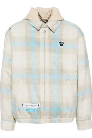 A Bathing Ape Kapuzenjacke mit Faux Fur