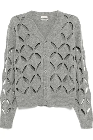 Stefan Cooke Cardigan mit Schlitzen