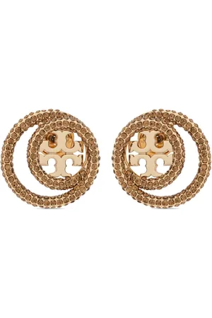 Tory Burch Creolen mit Kristallverzierung