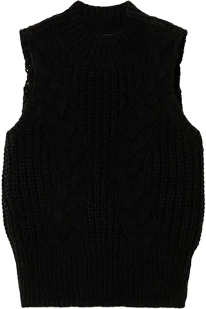 Twin-Set Strickoberteil mit Zopfmuster