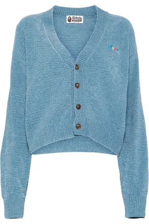 A Bathing Ape Cardigan mit Logo-Stickerei