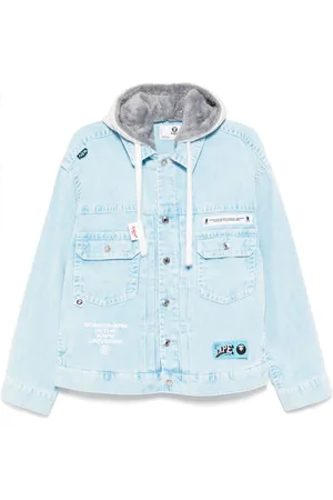 A Bathing Ape Kapuzenjacke mit Moonface-Logo