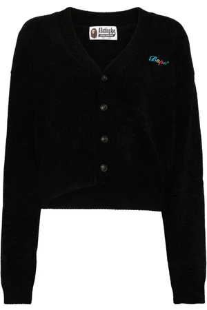 A Bathing Ape Cardigan mit Logo-Stickerei