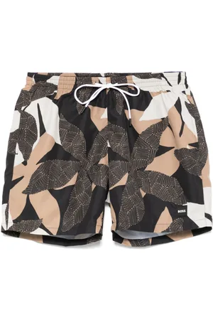 HUGO BOSS Badeshorts mit Seasonal-Print