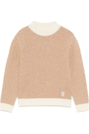 ELEVENTY Pullover mit Logo-Patch