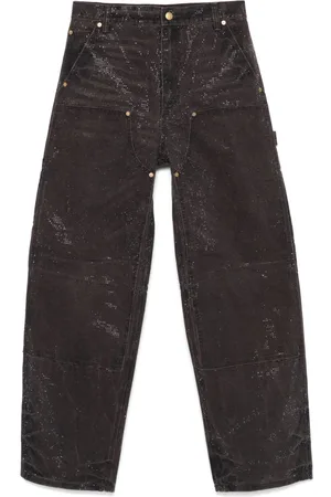 Alexander Wang Jeans mit Kristallverzierung