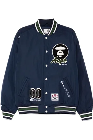 A Bathing Ape Bomberjacke mit Moonface-Logo