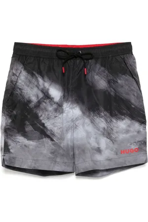 HUGO BOSS Badeshorts mit grafischem Print