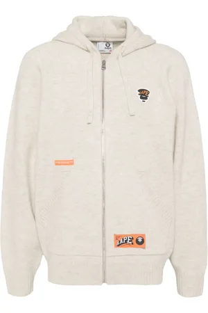 A Bathing Ape Cardigan mit Moonface-Logo