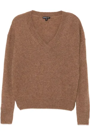 James Perse Kaschmirpullover mit V-Ausschnitt