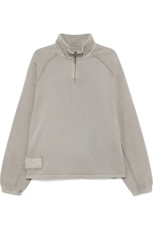 Izzue Sweatshirt mit kurzem Reißverschluss