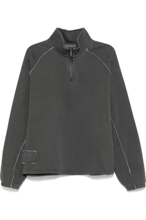 Izzue Sweatshirt mit kurzem Reißverschluss