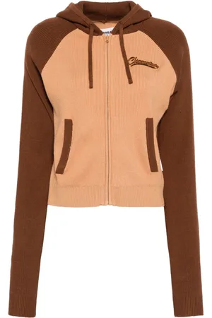 Chocoolate Cardigan mit Logo-Stickerei