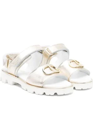 Twin-Set Sandalen mit Logo-Schild