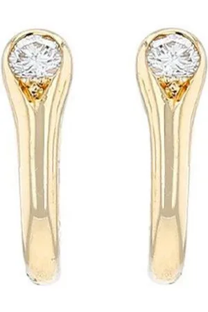 Cartier 18kt Gelbgoldohrclips mit Diamanten