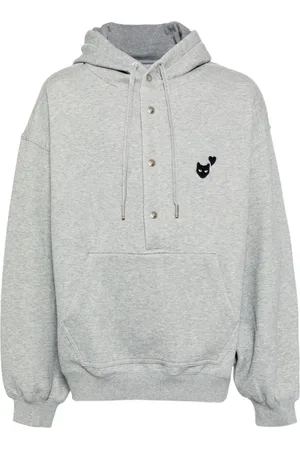 SONGZIO Love Panther Hoodie mit Druckknöpfen