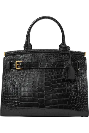 Ralph Lauren Mittelgroße Caiman Schultertasche