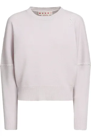 Marni Pullover mit Überwendlingsstich-Nähten