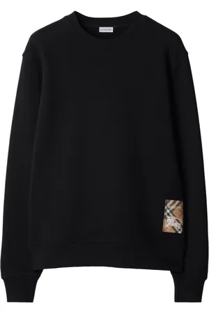 Burberry Sweatshirt mit Check-Patch