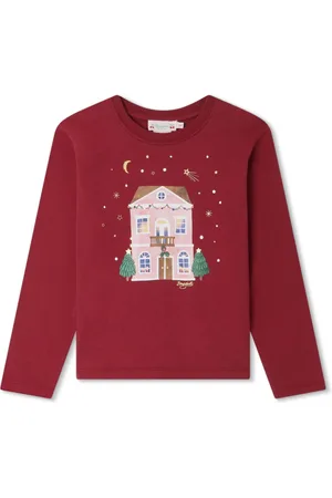 BONPOINT Langarmshirt mit grafischem Print