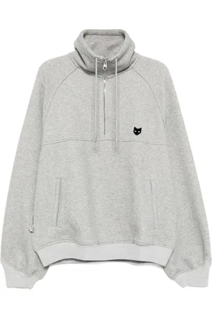 SONGZIO Assemblage Sweatshirt mit Stehkragen