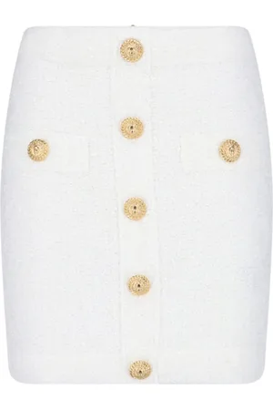 Balmain Minirock aus Bouclé