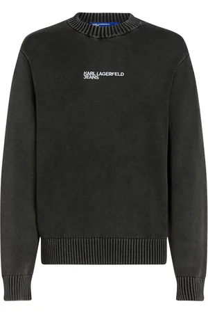 Karl Lagerfeld Pullover mit Logo-Stickerei