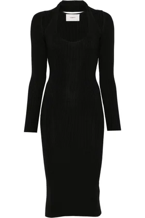 COPERNI Geripptes Midikleid